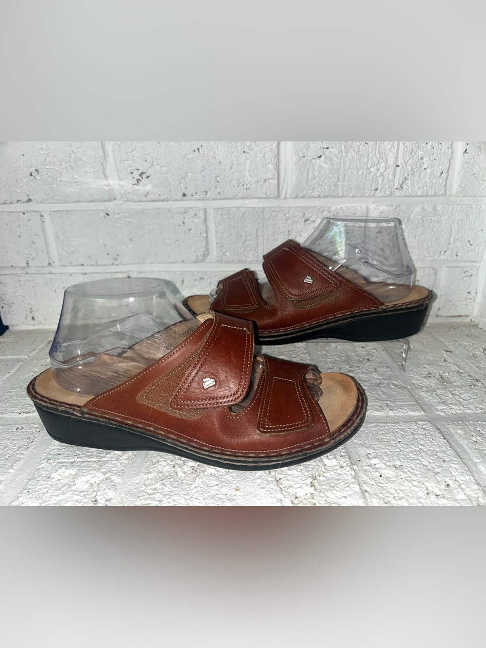 Finn Comfort Jamaika Jamaica Double Strap Slip On Wedge Sandals Women's 40 US 9